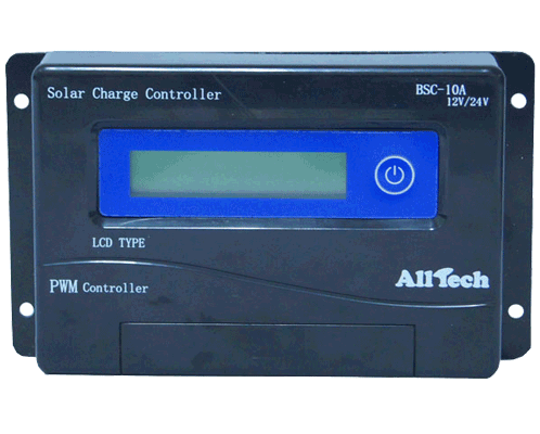 올텍 태양광 충전 컨트롤러 BSC-10A 12V/24V LED 타입 타이머기능