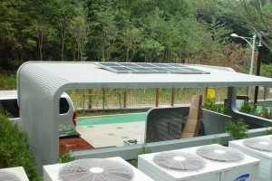 용인 아파트단지 분리수거장 태양광 발전 40set 시공