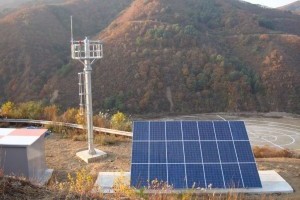 태백 공군기지 cctv 구동용 독립형 태양광발전 시공