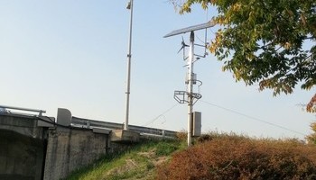 도로보안용 CCTV 구용용 태양광발전 시공