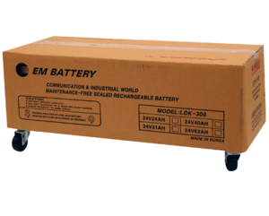 키폰 전용배터리 EM-24650 LDK300D (24V 65AH) 